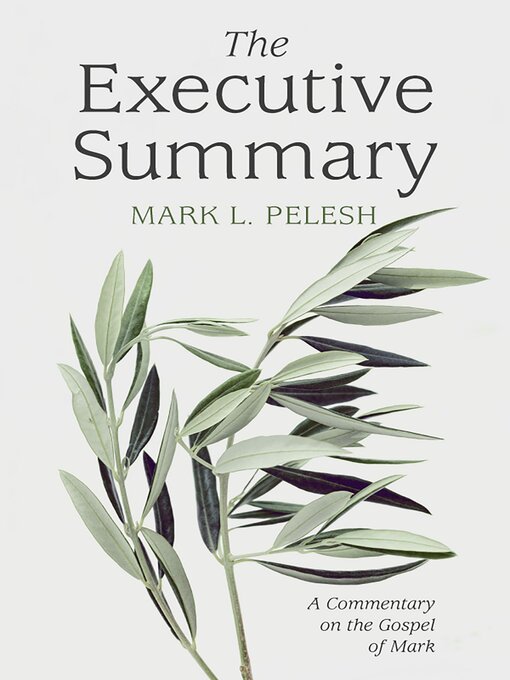 Title details for The Executive Summary by Mark L. Pelesh - Available